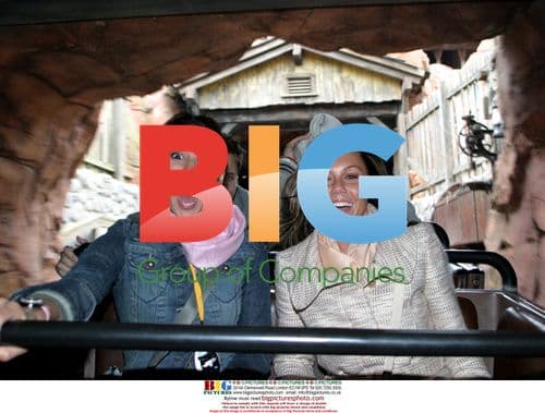 Michelle Heaton and friends at Disneyland Paris