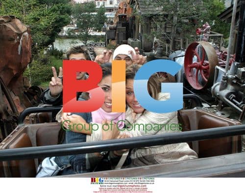 Michelle Heaton and friends at Disneyland Paris