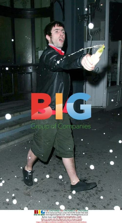 Liam Gallagher Soaks Paparazzi with Beer