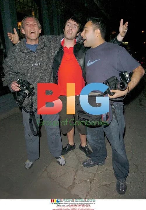 Liam Gallagher Throws Beer at Photographers