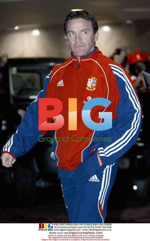 British & Irish Lions rugby team leave hotel