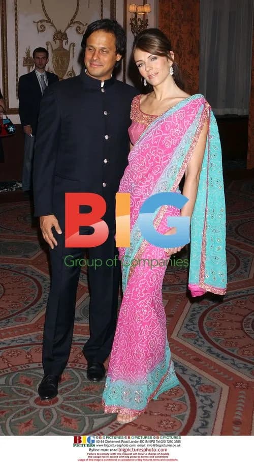 Elizabeth Hurley and Arun Nayar at Breast Cancer Research Party