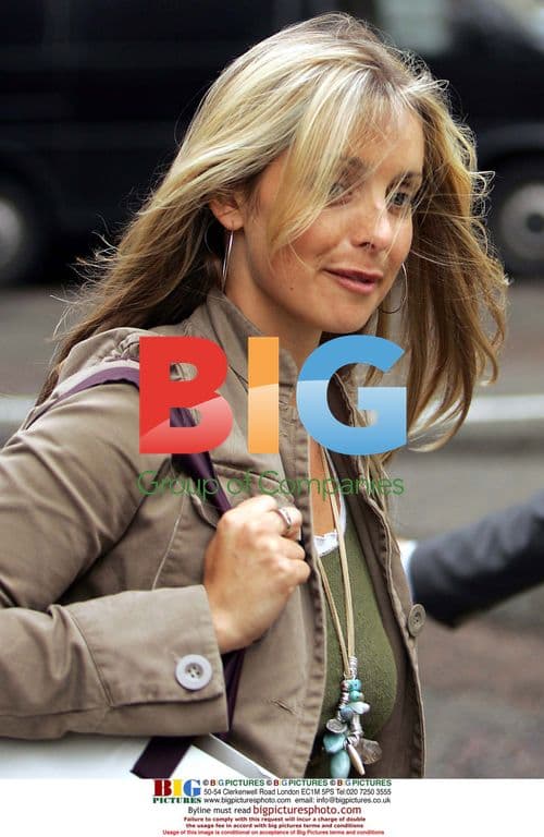 Louise Redknapp with mum and baby in London