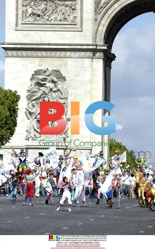 Luc Besson Filming for 2012 Olympics in Paris