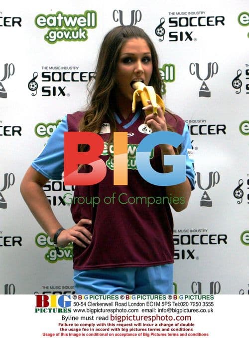 Lucy Pinder at Soccer Six Tournament