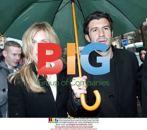 Luis Figo at Ronaldo's engagement party