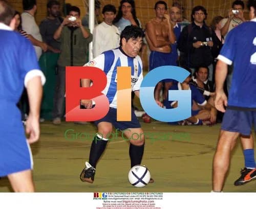 Diego Maradona Attends Copa Lalo Opening