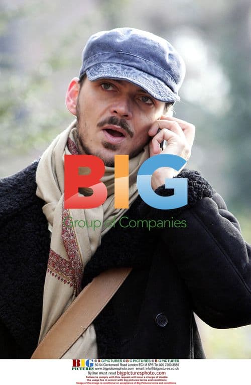 Mathew Williamson walking his dog