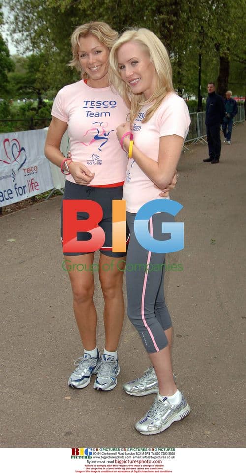 Paula Radcliffe and models launch Race for Life