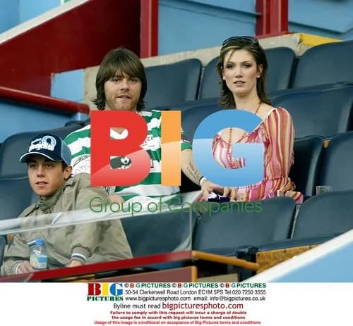 Brian McFadden and Delta Goodrem at Soccer Six tournament