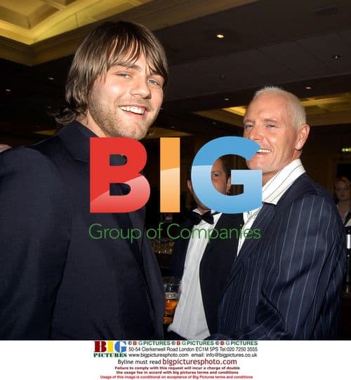 Brian McFadden & Gazza at Charity Dinner