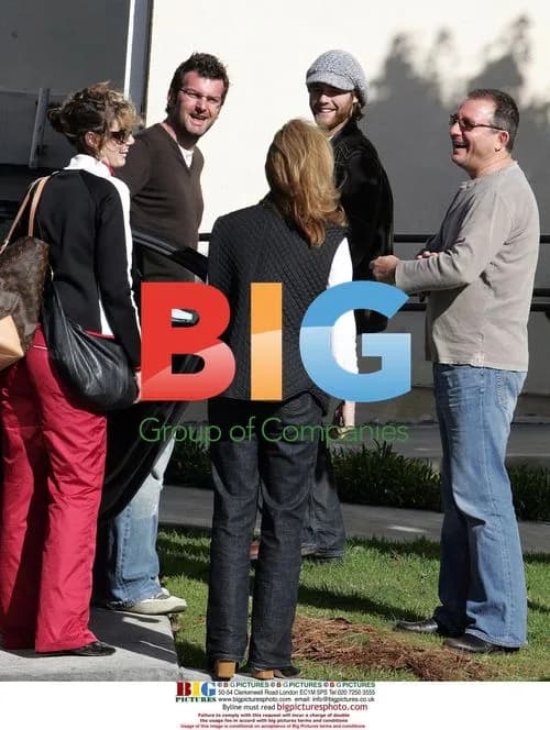 Brian McFadden and Delta Goodrem in Santa Monica