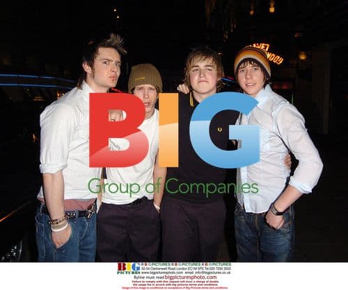 MCFLY Leaving Comic Relief Event in London