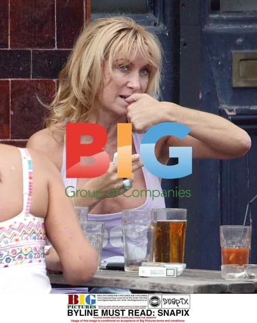 Meg Matthews and friends at London pub