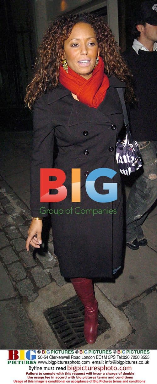 Mel B. Leaving Exclusive London Club