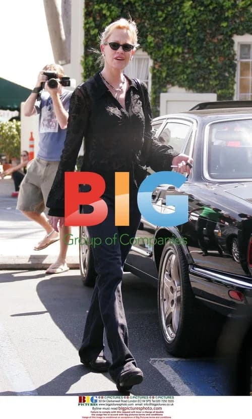 Melanie Griffith Smoking and Parked Illegally