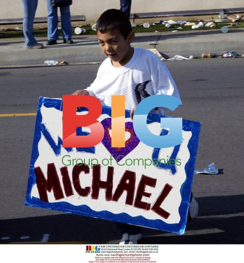 Michael Jackson Arrives at Courthouse