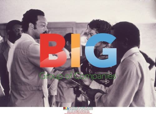 Michael Jackson and Jesse Jackson, 1984