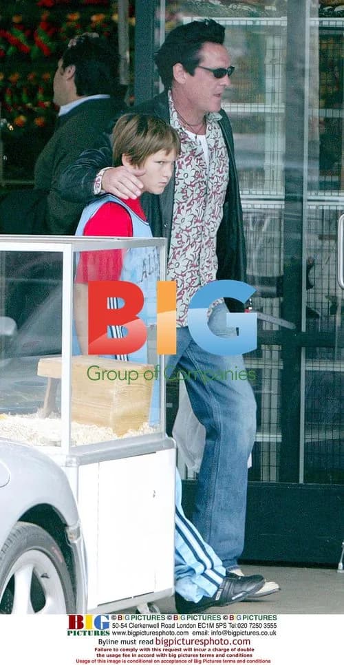 Michael Madsen Shops with Son