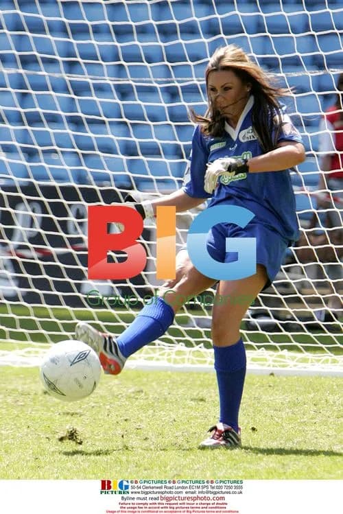 Michelle Heaton at Celebrity Soccer Six