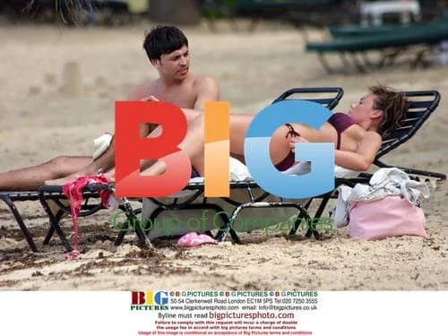 Singers Michelle Heaton and Andy Scott Lee on Caribbean Holiday