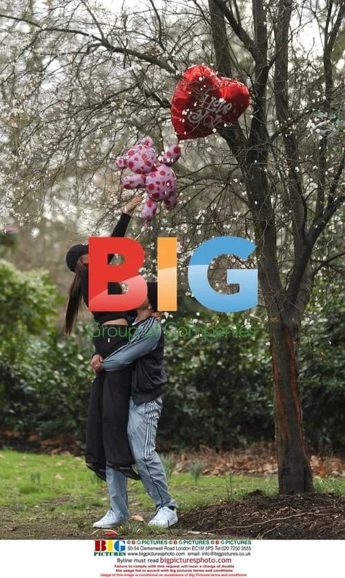 Michelle Heaton and Andy Scott Lee in Southwark Park