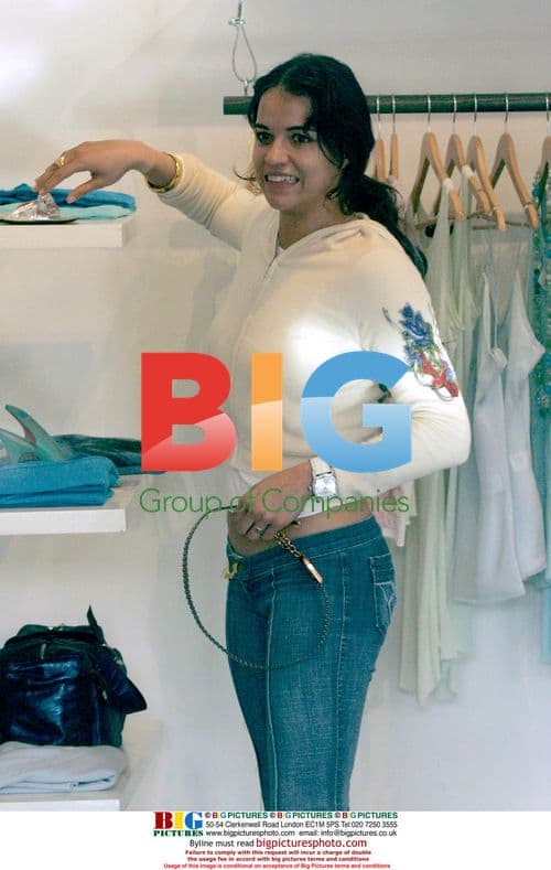 Michelle Rodriguez shops in Beverly Hills