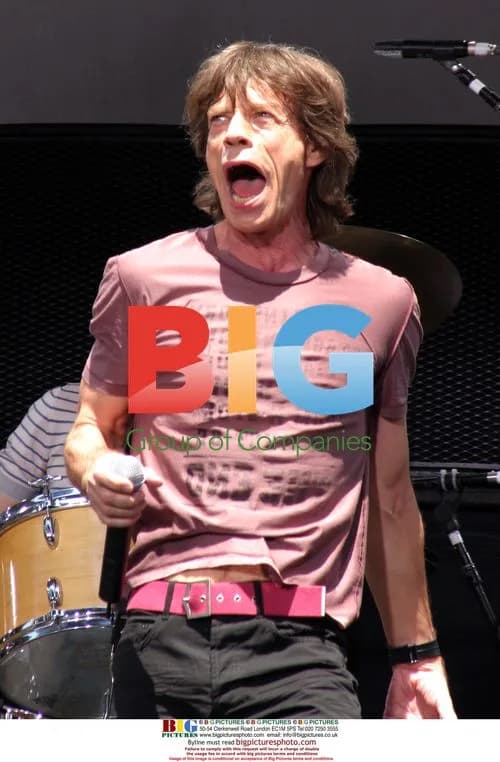 Mick Jagger of The Rolling Stones at 2005 Tour Announcement