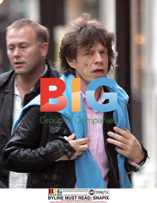 Mick Jagger Goes for Lunch in London