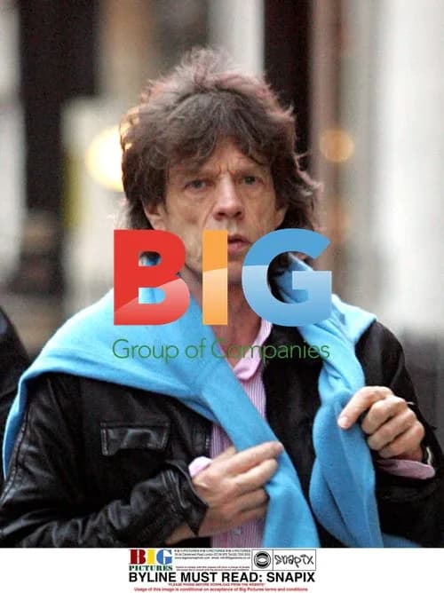 Mick Jagger Goes for Lunch in London