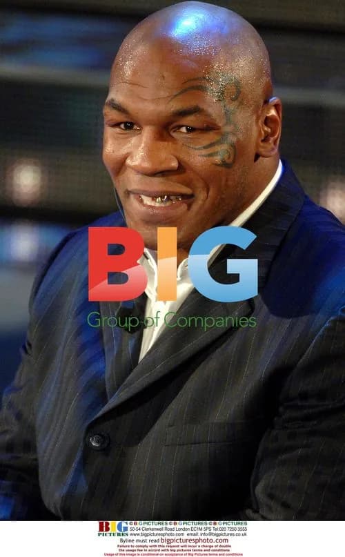 Mike Tyson at Italian song festival