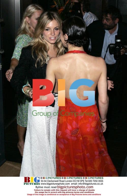 Sienna Miller and Helen McCrory at As You Like It party