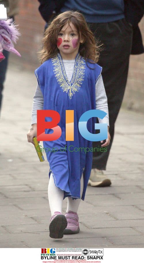 Missy, daughter of Suzi Winstanley and Damon Albarn, dancing in London