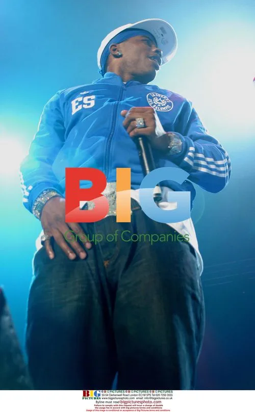 NELLY on stage at Manchester Arena