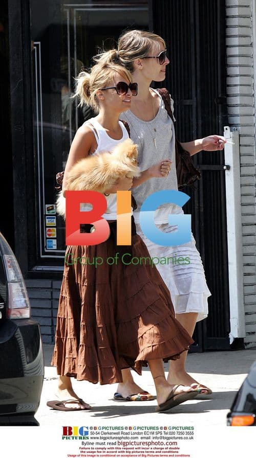 Nicole Richie and DJ AM out in Hollywood