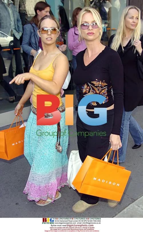 Nicollette Sheridan shops in Beverly Hills