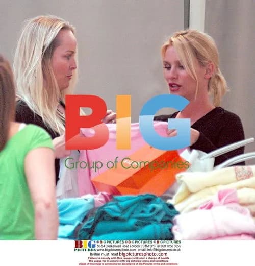 Nicollette Sheridan Visits Kitson Boutique