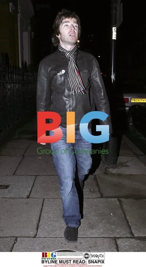 Noel Gallagher strolling in North London