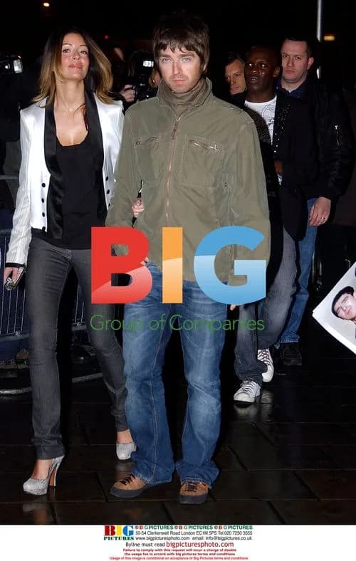 Noel Gallagher arriving at NME awards