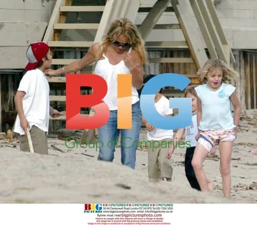 Pamela Anderson Strolls with Kids in Malibu