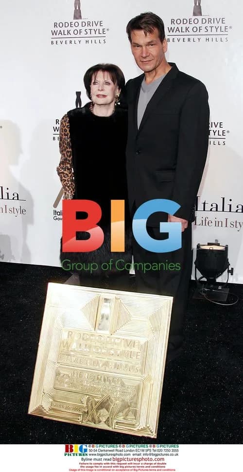 Patrick Swayze and Herb's Mother Shirley Ritts at Rodeo Drive Awards 2005
