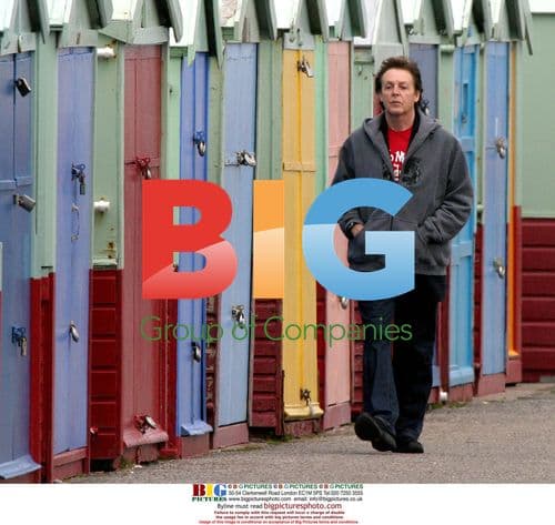 Paul McCartney Takes Stroll in Hove