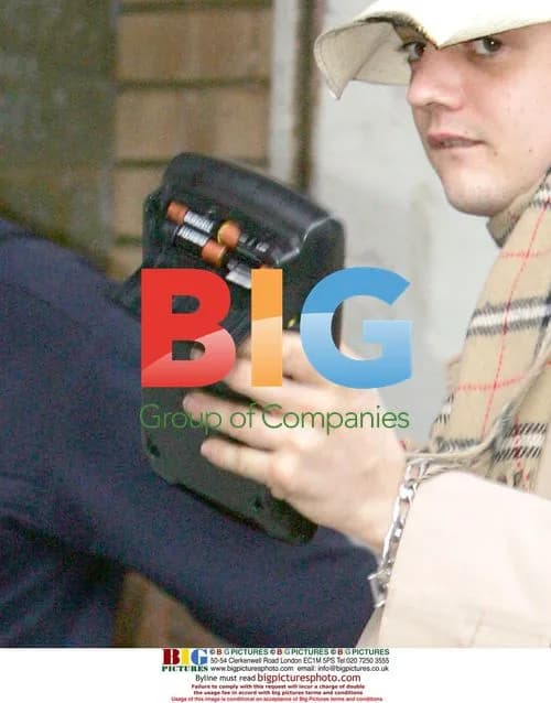 Pete Doherty Arriving to Perform at Alexandra Palace