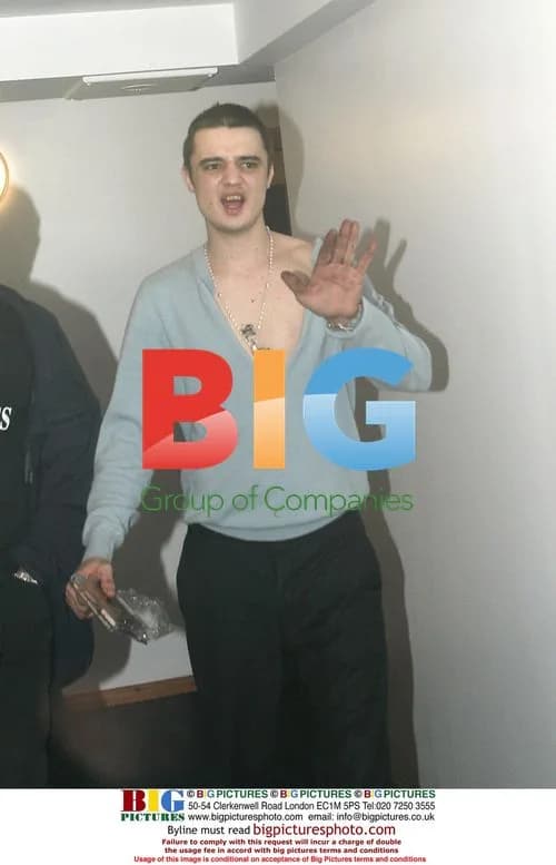 Pete Doherty arrives home after night out
