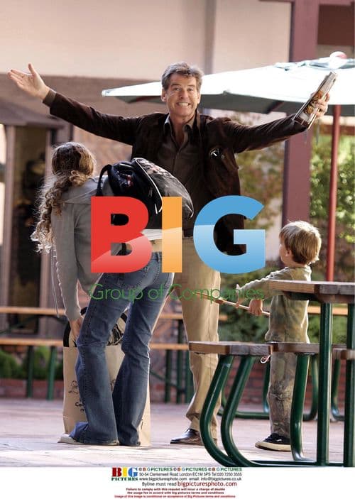 Pierce Brosnan Spends Afternoon with Son Paris Beckett in Malibu