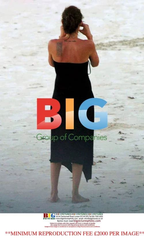 Brad Pitt and Angelina Jolie on holiday in Africa