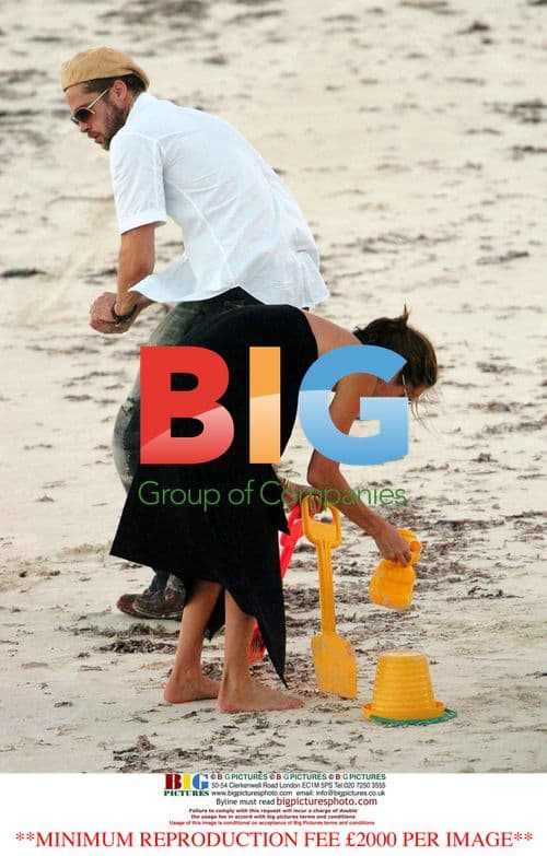 Brad Pitt and Angelina Jolie on holiday in Africa