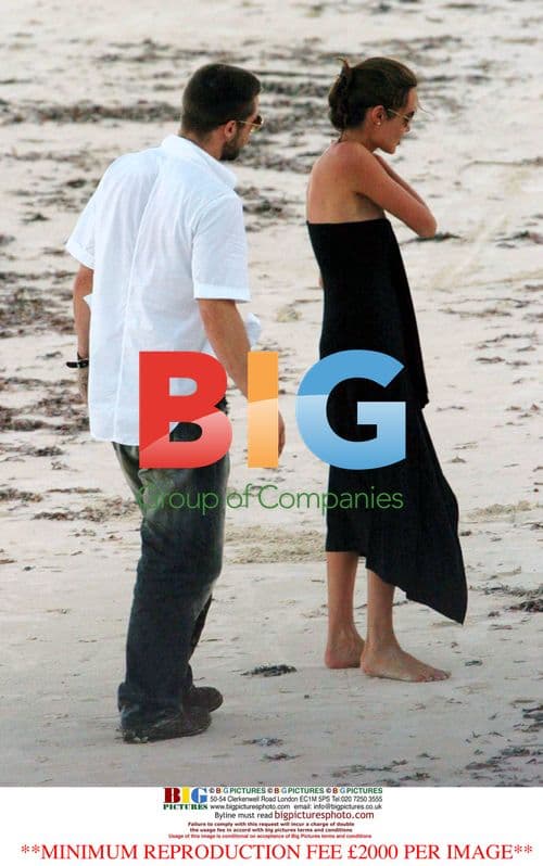 Brad Pitt and Angelina Jolie on holiday in Africa