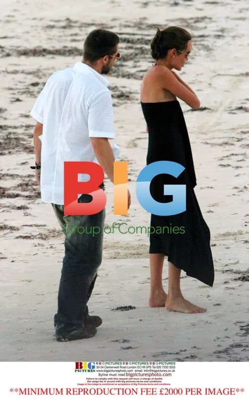 Brad Pitt and Angelina Jolie on holiday in Africa