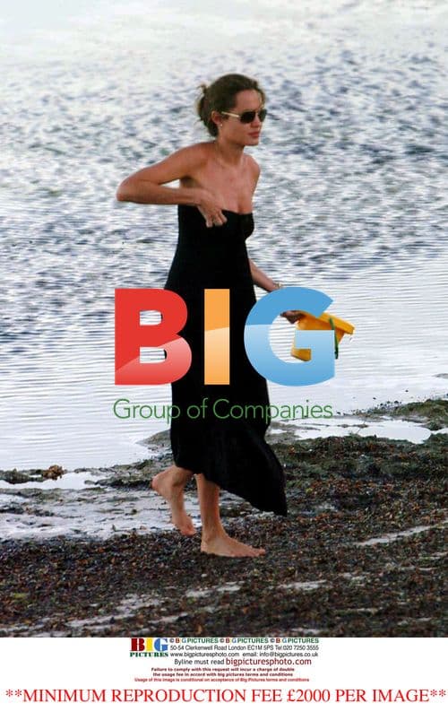 Brad Pitt and Angelina Jolie on holiday in Africa